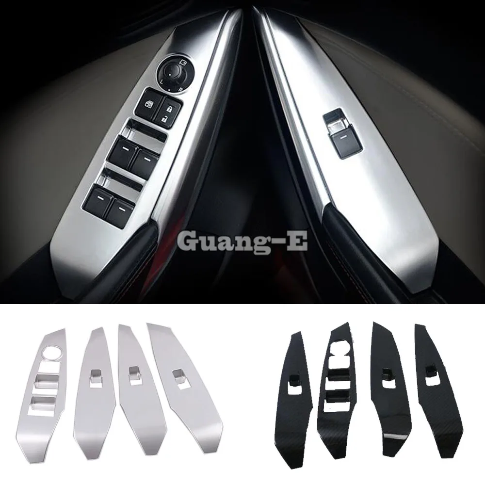 

Sticker Door Window Glass Switch Panel Cover Trim Lift Frame Handrail For Mazda6 Mazda 6 Atenza 2014 2015 2016 2017 2018 2019