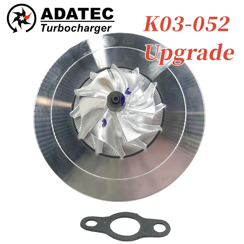 K03 Upgrade Turbo Cartridge 53039880052 53039700052 Turbine CHRA 06A145713F for Audi A3 1.8 T (8L) 180HP APP/AUQ 2000-2003