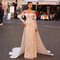 LORIE Sexy Meimai Kant Applicaties Trouwjurk Prinses Off Schouder Backless Bruidsjurken Elegante Bruid Jurk Aangepaste 2025