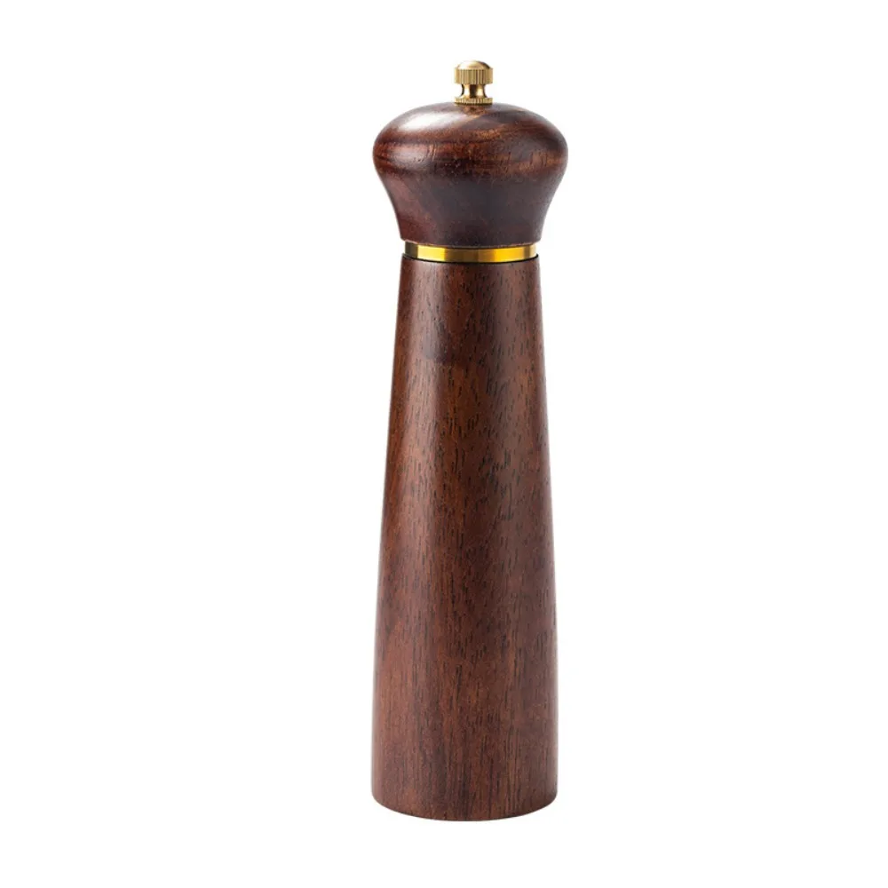 Vintage Wooden Salt and Pepper Grinder Manual Adjustable Particle Size Pepper Grinding Bottle Handheld Wear-resistant