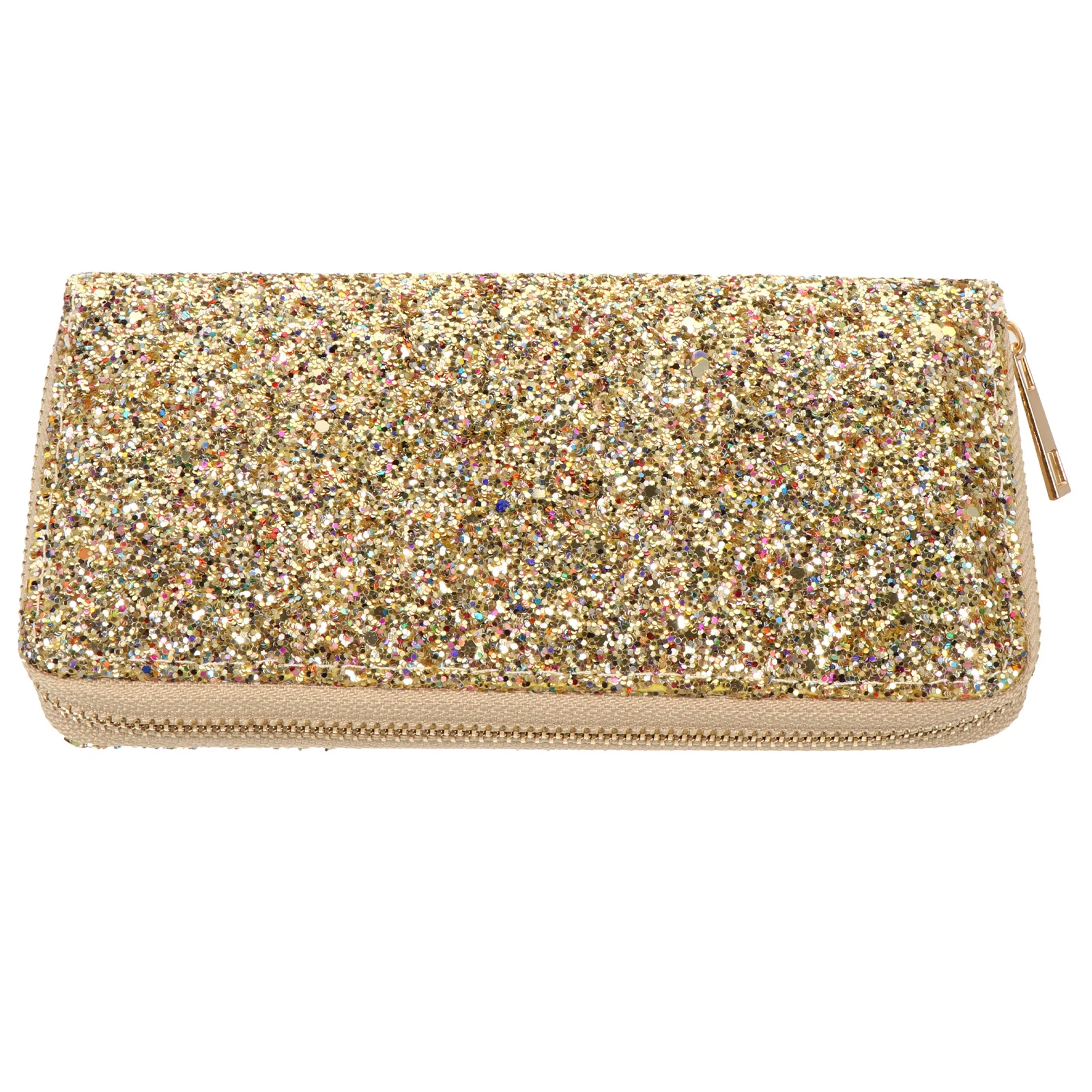 

1Pcs Shiny Women Wallet Creative Stylish Portable Multi-Layer Fold Zippered Purse Fashionable Handbag Perfect Gift for Women