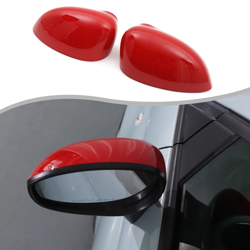 Für Fiat 500 Rückspiegelabdeckung, Schutzgehäuse für Auto-Seitenrückspiegel, Dekorative Abdeckung, ABS (Modifizierte Version) 2016-2023 – Detail 16