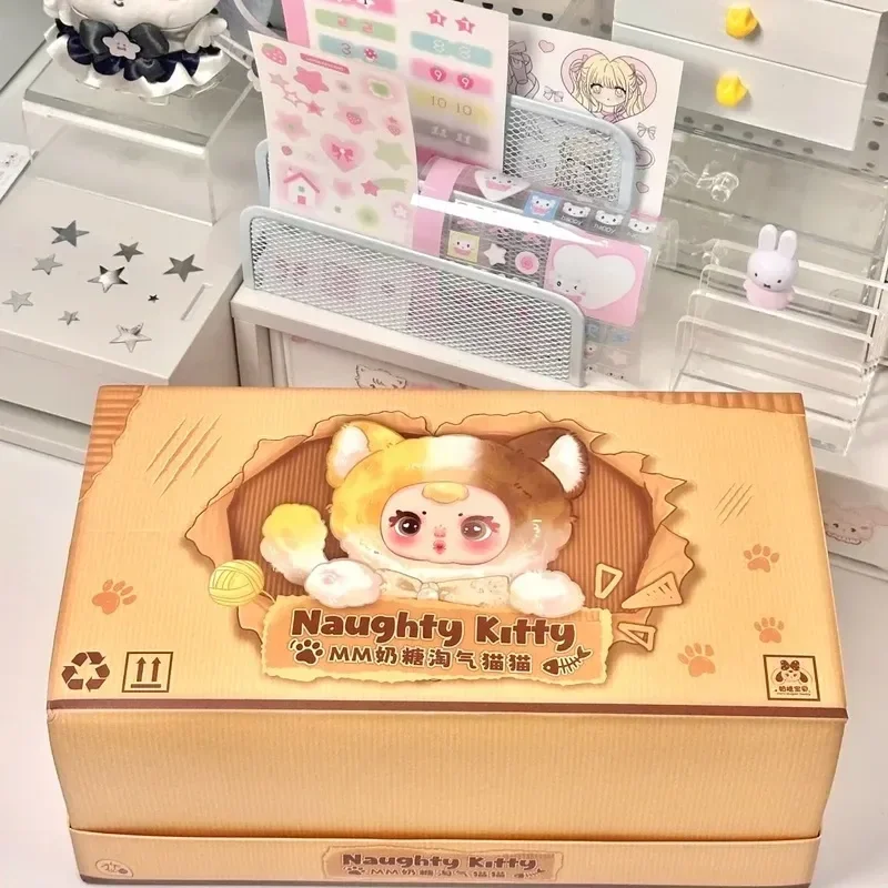 

Aughtymittens мм молочные конфеты плюшевая кукла-кошка кулон слепая коробка милая коллекционная игрушка для девочек модный аксессуар для рюкзака