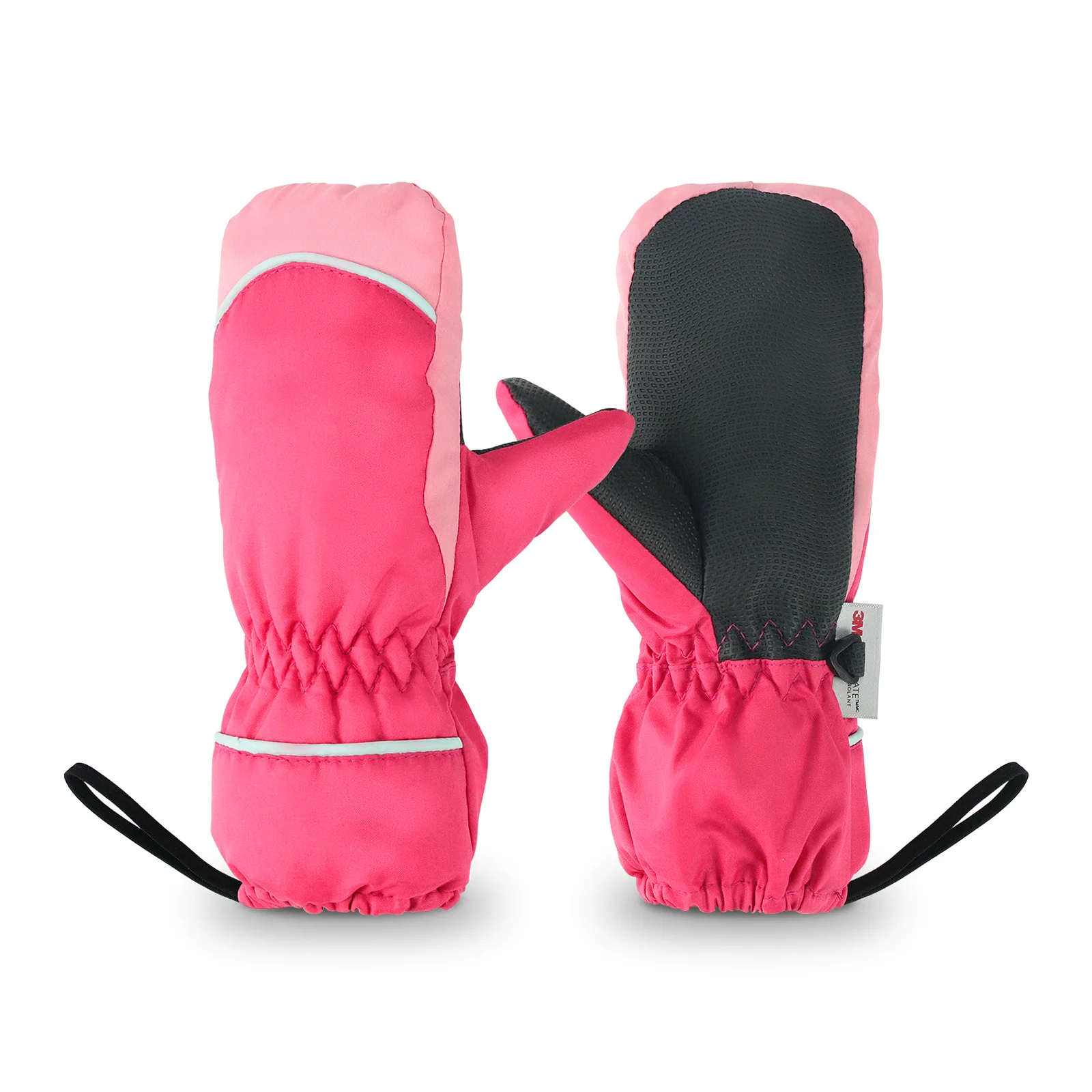 

Girls Ski Snow Mittens, Waterproof & Windproof Snowboard Gloves , Warm 3M Thinsulate Insulated Glove for Cold Outdoor Play