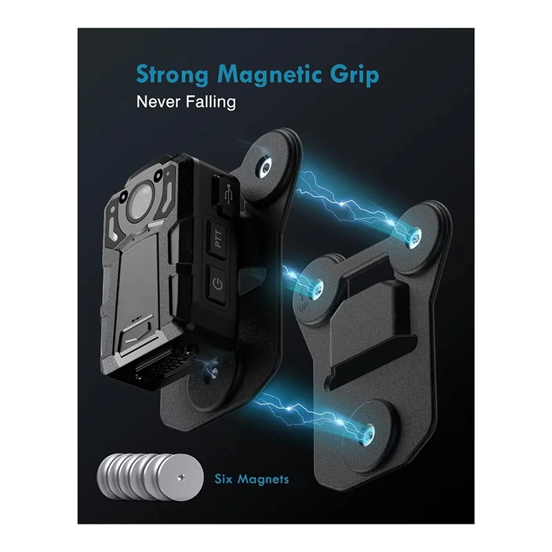 جديد الجسم كاميرا المغناطيسي جبل العالمي المغناطيسي جبل حامل المغناطيسي شفط الخلفي كليب العالمي يمكن ارتداؤها القانون كاميرات الجسم