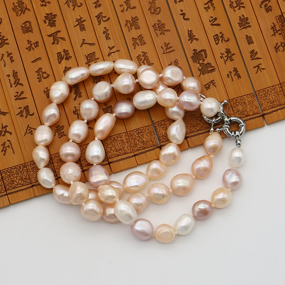 Natural Freshwater Baroque Pearl Bracelet With Directional Clasp 18cm Length Exquisite Women's Wrist Ornament Gift 1Strand