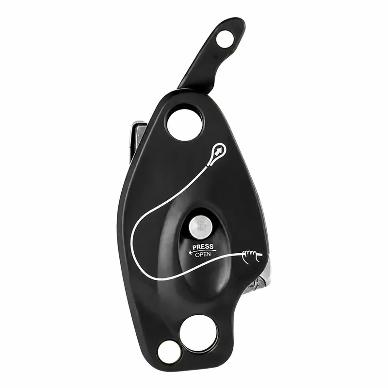250KG Climbing Descender Clamp Grab Rescue Climb Accessories High-altitude Work Equipment Descent Device Safety Gear