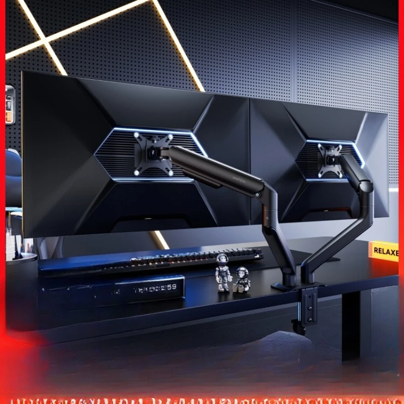 

Dual screen monitor bracket, mechanical cantilever one drag two, computer display screen two-in-one base E350-2