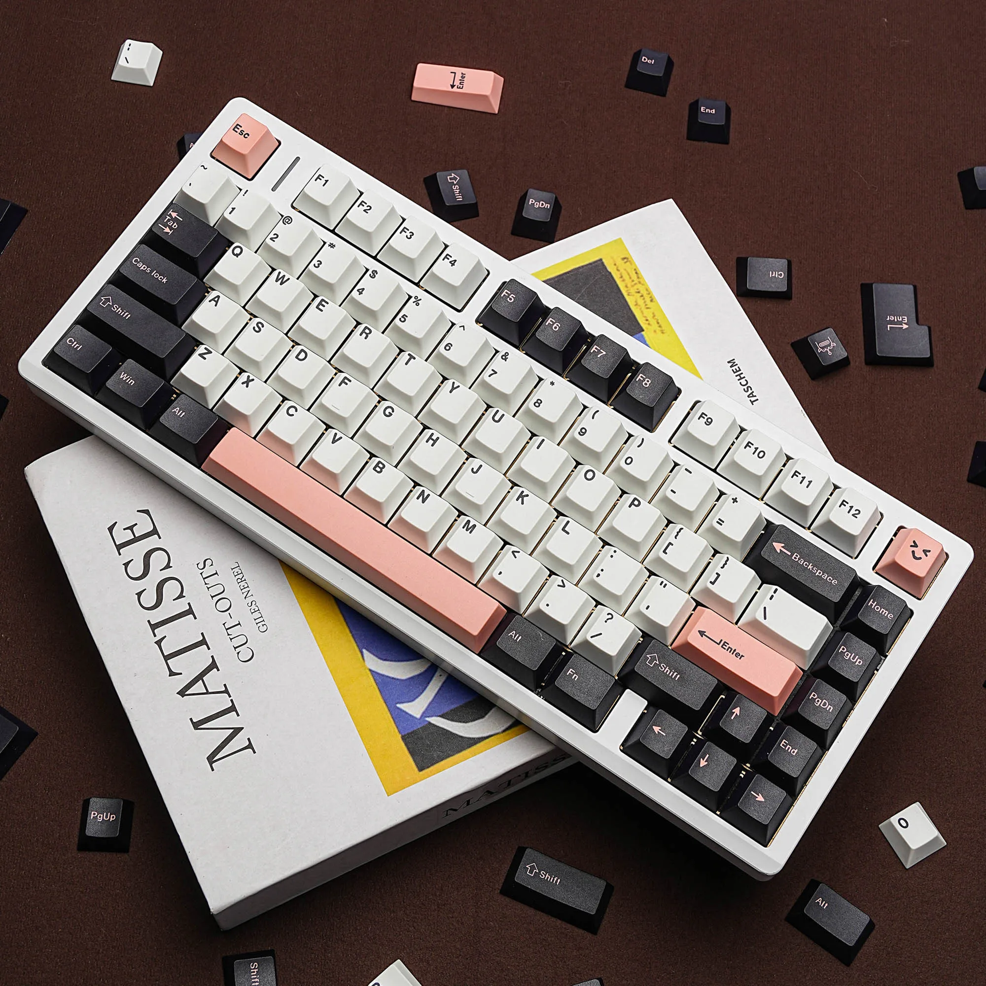 Keycaps PBT Cherry Korean French German Spanish BRPT Hebrew Dye Sub Keycap For Mechanical Keyboard keycaps custom Arabic JP