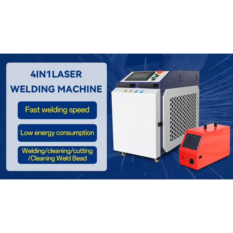 4-in-1 Handheld 3000W Fiber Welding Machine with Water Cooling for Precision Welding Metal/Steel/Stainless