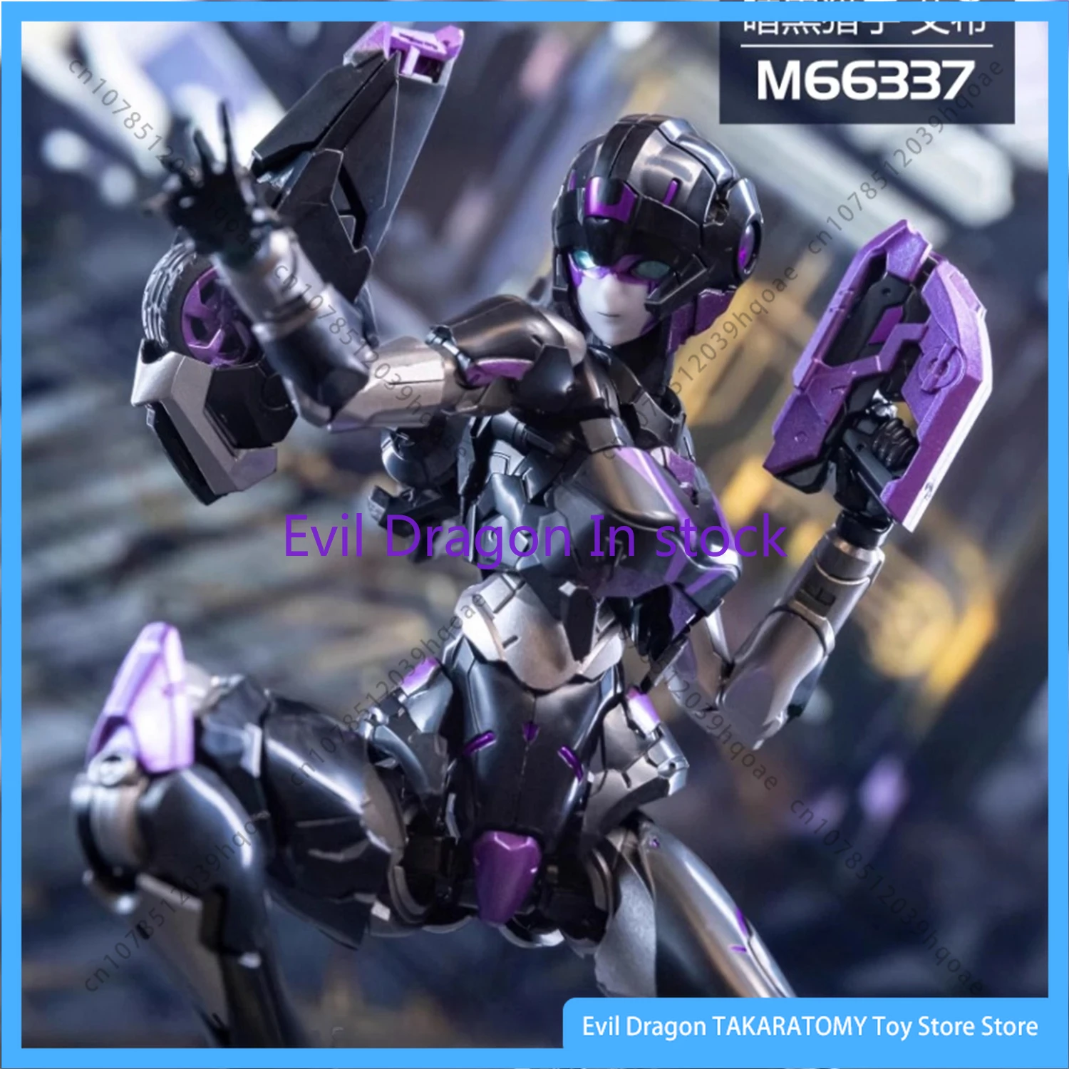 Op voorraad getransformeerd M66337 Charmaine Sheh M Dark Skye Arcee KO RIOBOT geassembleerd actiefiguur met boxcollectie