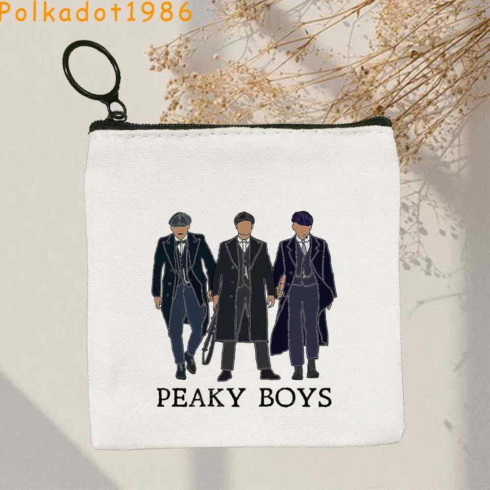 بيكي بليندرز لطيف مروحة الهدايا تومي شيلبي سيليان ميرفي بنين منخفضة بولي قماش محفظة نسائية للعملات المعدنية مفتاح حافظة صغيرة محفظة سستة الحقيبة #2