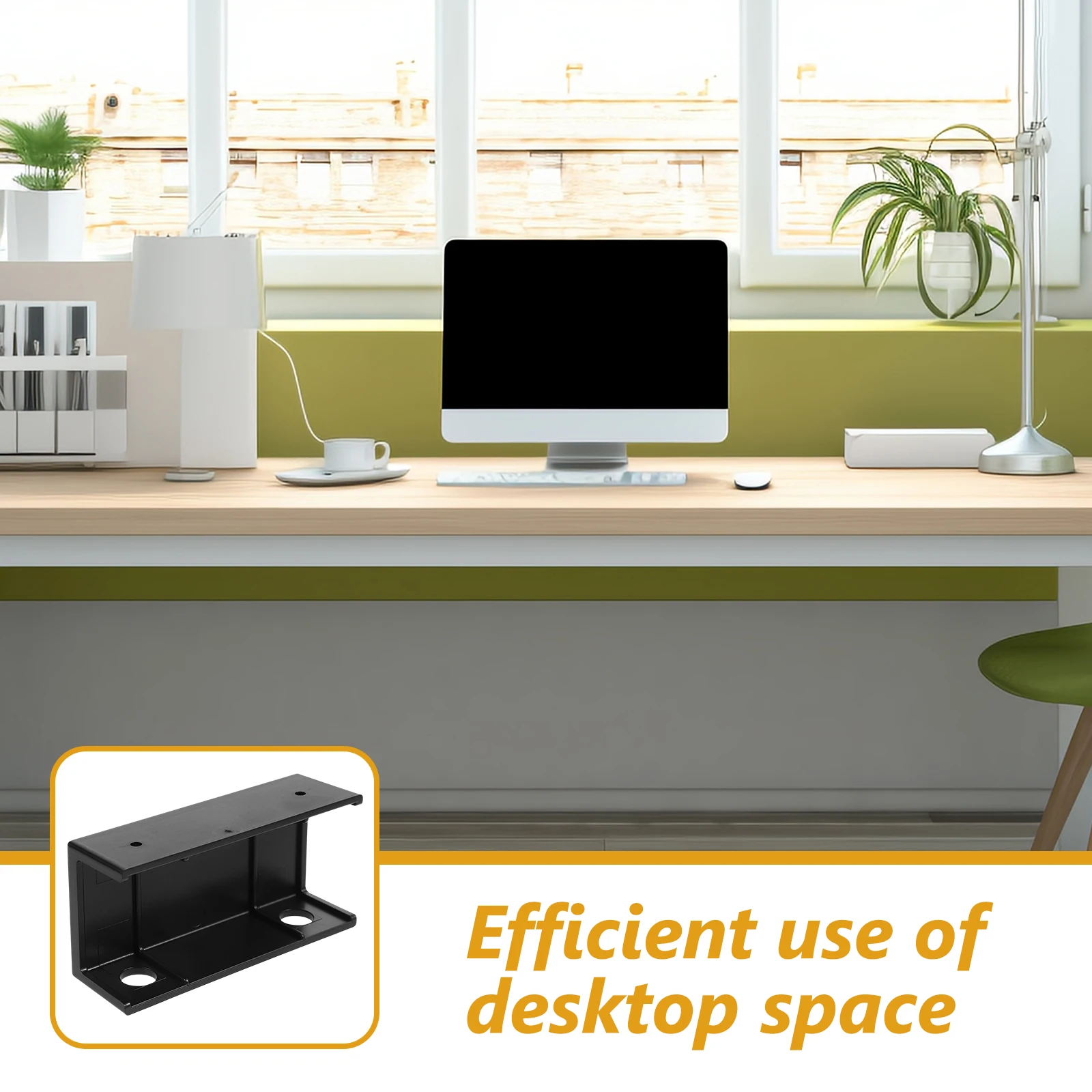 

Laptop Stand under Desk Computer Mount Holder Office Under-desk Storage Keyboard Black Computer Mount Holder Cabinet for Tablet