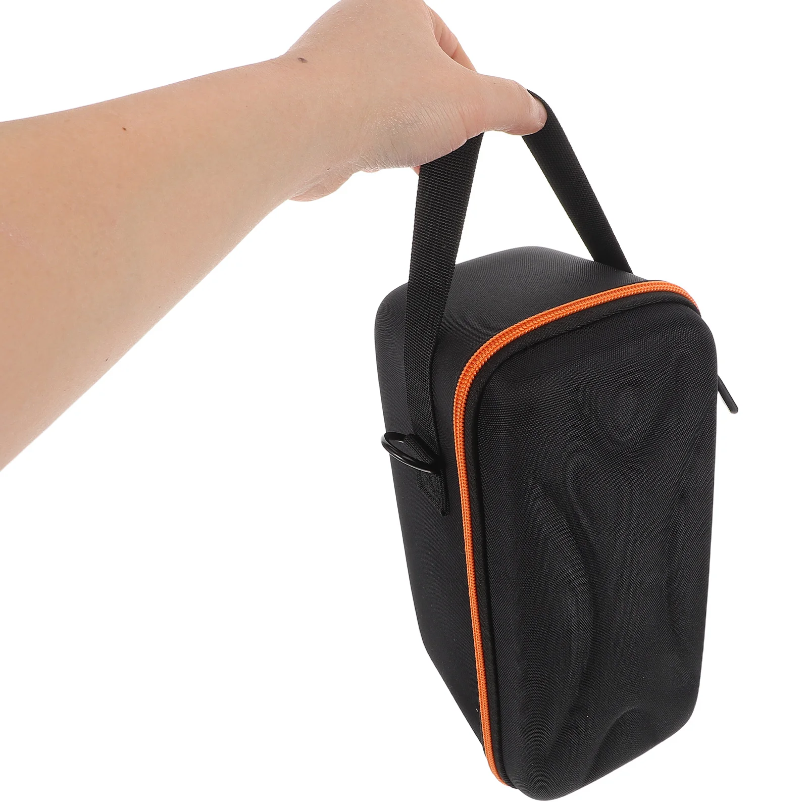 

Speaker Storage Box Electronics Organizer Travel Case Protective Black Carrying for