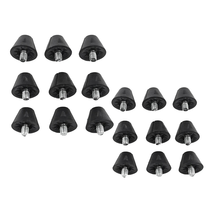 

25 Pcs Football Shoe Replacement Spikes Soccer Shoe Studs Spikes For 5MM Threaded Running Shoe