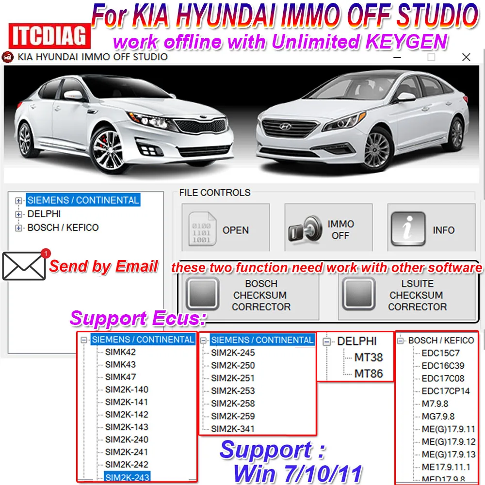 

For KIA HYUNDAI IMMO OFF STUDIO Unlimited Keygen Software