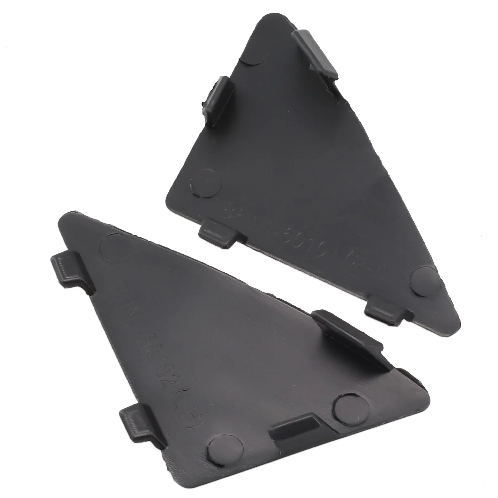 

Brand New Car Exterior Tow Hook Cap 2pcs BHN1-50-101 Direct Replacement For Mazda 3 2014-2016 Plastic Triangular Trim Cover