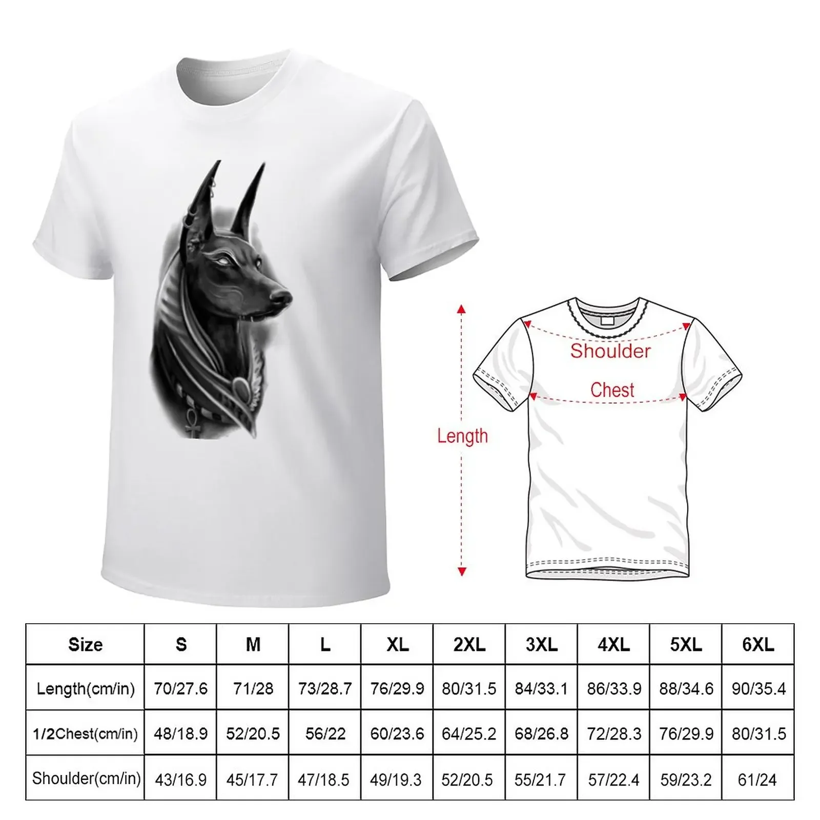 Anubis Re-imagined T-Shirt animal prinfor boys quick-drying men clothes