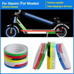 Electric Scooter Wheel Hub Reflective Sticker Tape Strip for Ninebot Max G30 for Xiaomi M365 PRO 1S 4PRO Mi3 for Cycling Sticker