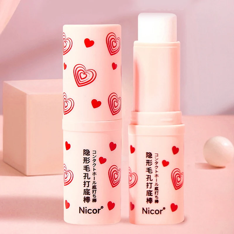 Invisible Pore Primer Stick Pore Eraser Waterproof Face Primer Makeup Base Oil-control Smooth Fine Lines Isolation Makeup Primer