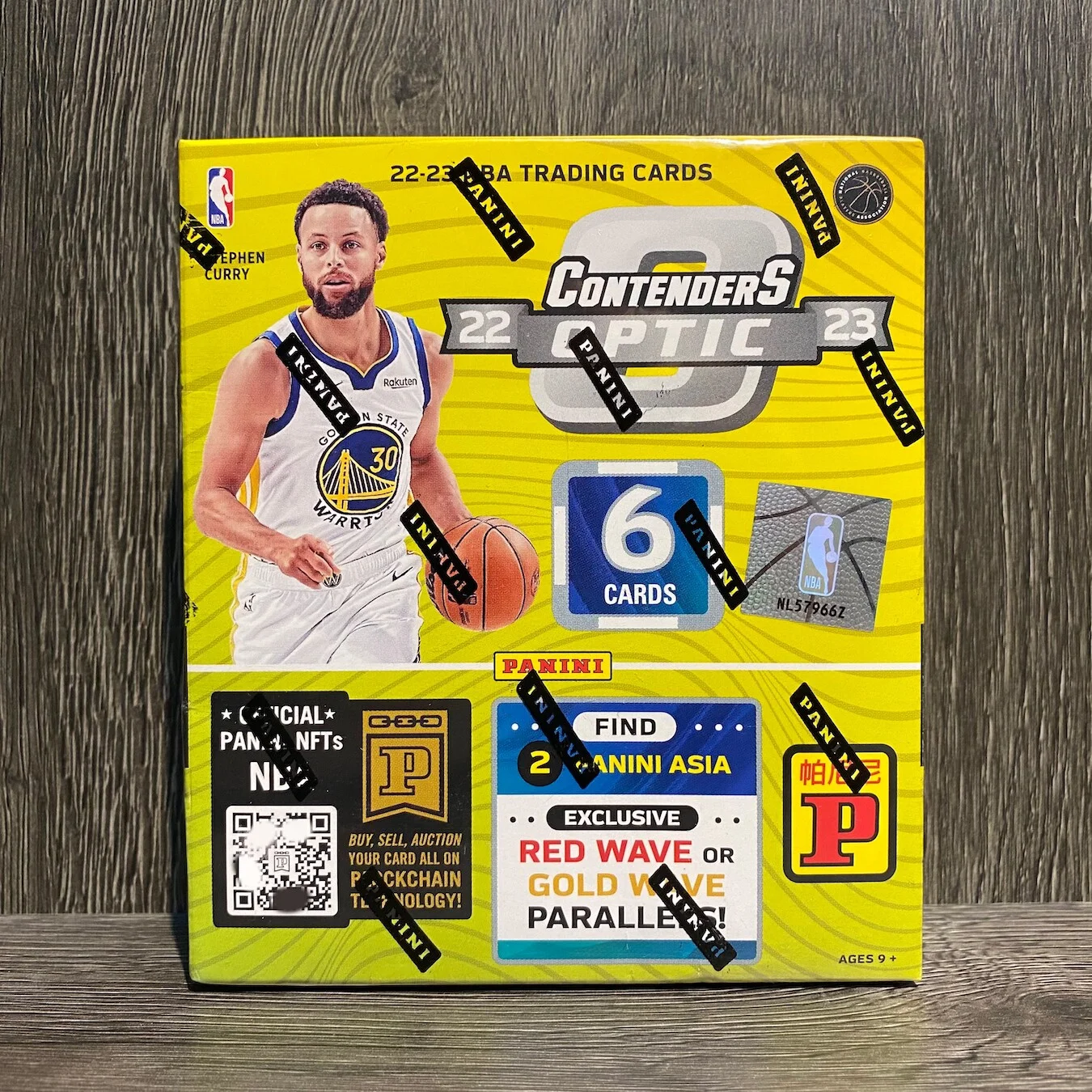 22-23 Panini Contenders Optic Asia Athlete Trading Card Box, Sealed Asia Exclusive Wave Parallel Rookie Hobby Collector Present