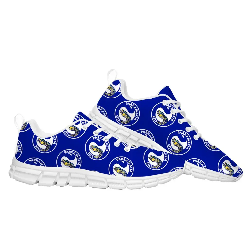 Parramatta Eels Australian Rugby Sports Shoes Mens Womens Teenager Kids Children Sneakers High Quality Parent Child DIY Couple