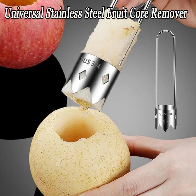 Stainless Steel Corer To Remove Pear Cores, Fruit Cores, Vegetable Cores, Holes, & Cores