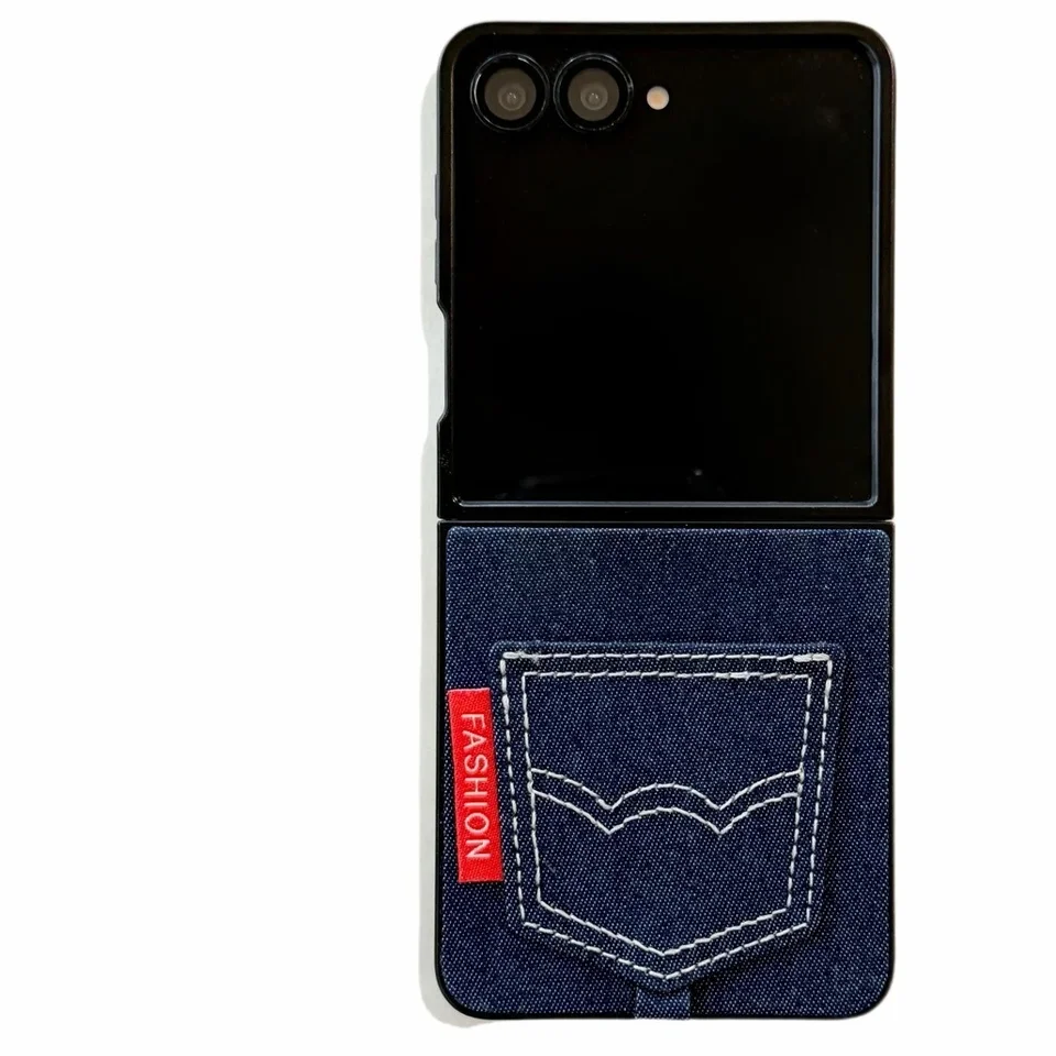 For Samsung Z Fold 7 8 Fold 8 Ultra Denim Phone Case With Chain Fashion Cowboy With Pockets Phone Case for Samsung Z Flip 8 7, image 9