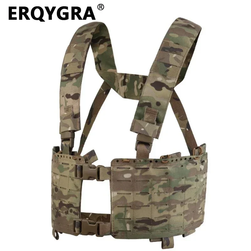 

ERQYGRA Tactical Chest Rig Vest CS Shooting Training Protective Airsoft Hunting Equipment Molle System Paintball Accessories