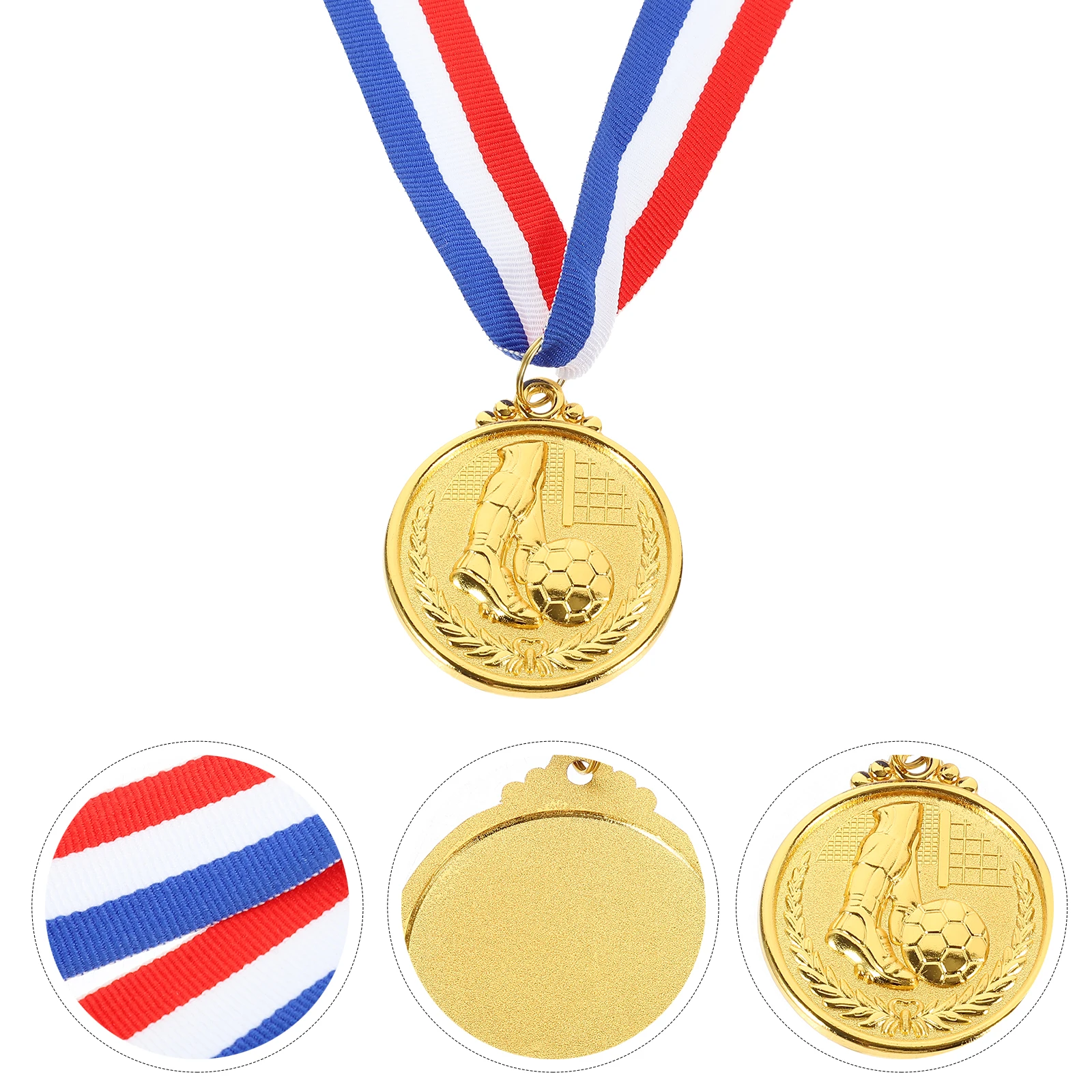 

12Pcs Delicate Soccer Medals Smooth Edges Award Accessories for Student Competitions and Party Games Soccer Medals for Student