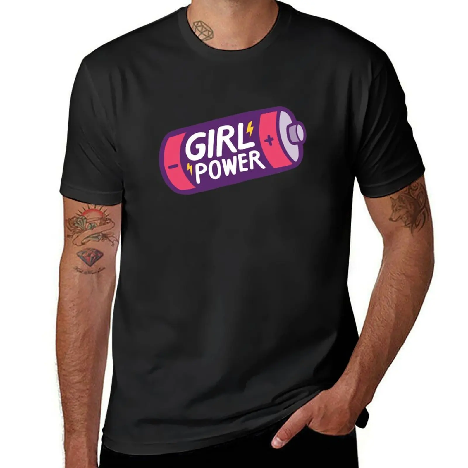 

Girl Power T-Shirt funny gifts plus size clothes plus size tops mens graphic t-shirts big and tall