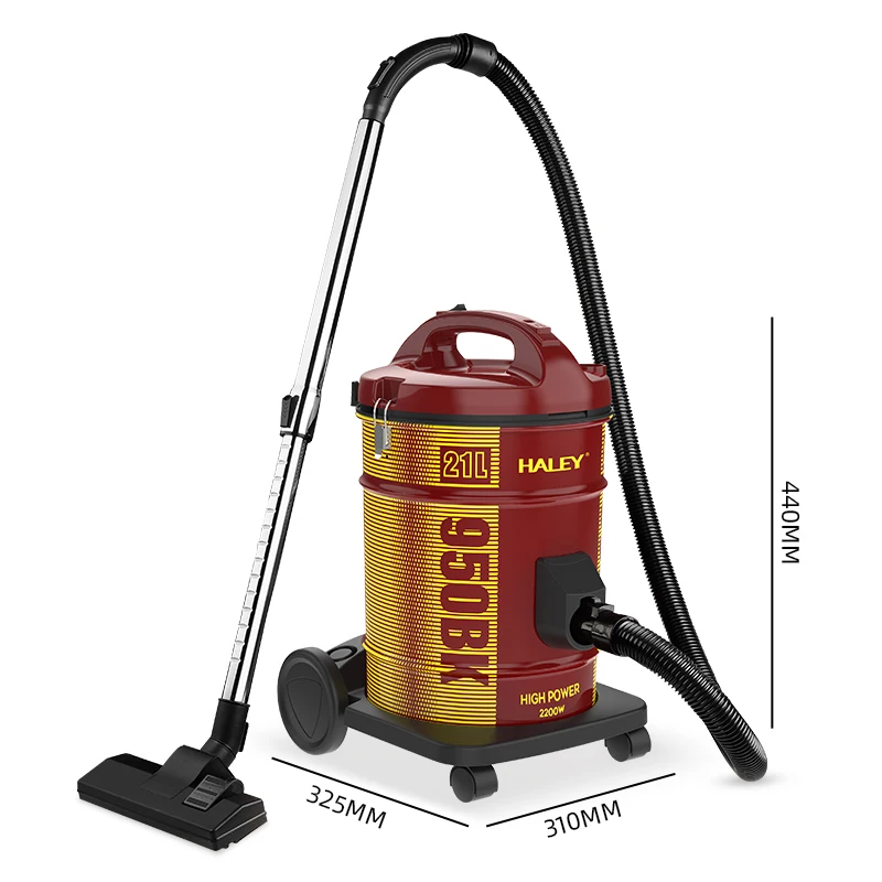 HALLEY 2200 Вт, большая мощность, мощный всасывающий пылесос 21 л, легко перемещаемый новый пылесос для домашнего использования