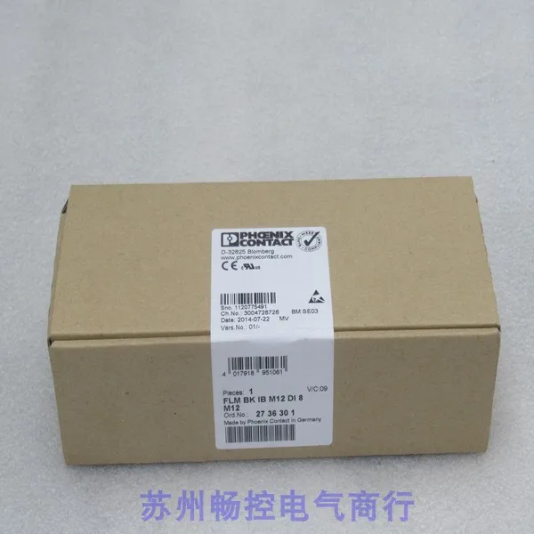 Новый преобразовательный модуль PHCENIX FLM BK IB M12 DI8 M12 Spot 2736301