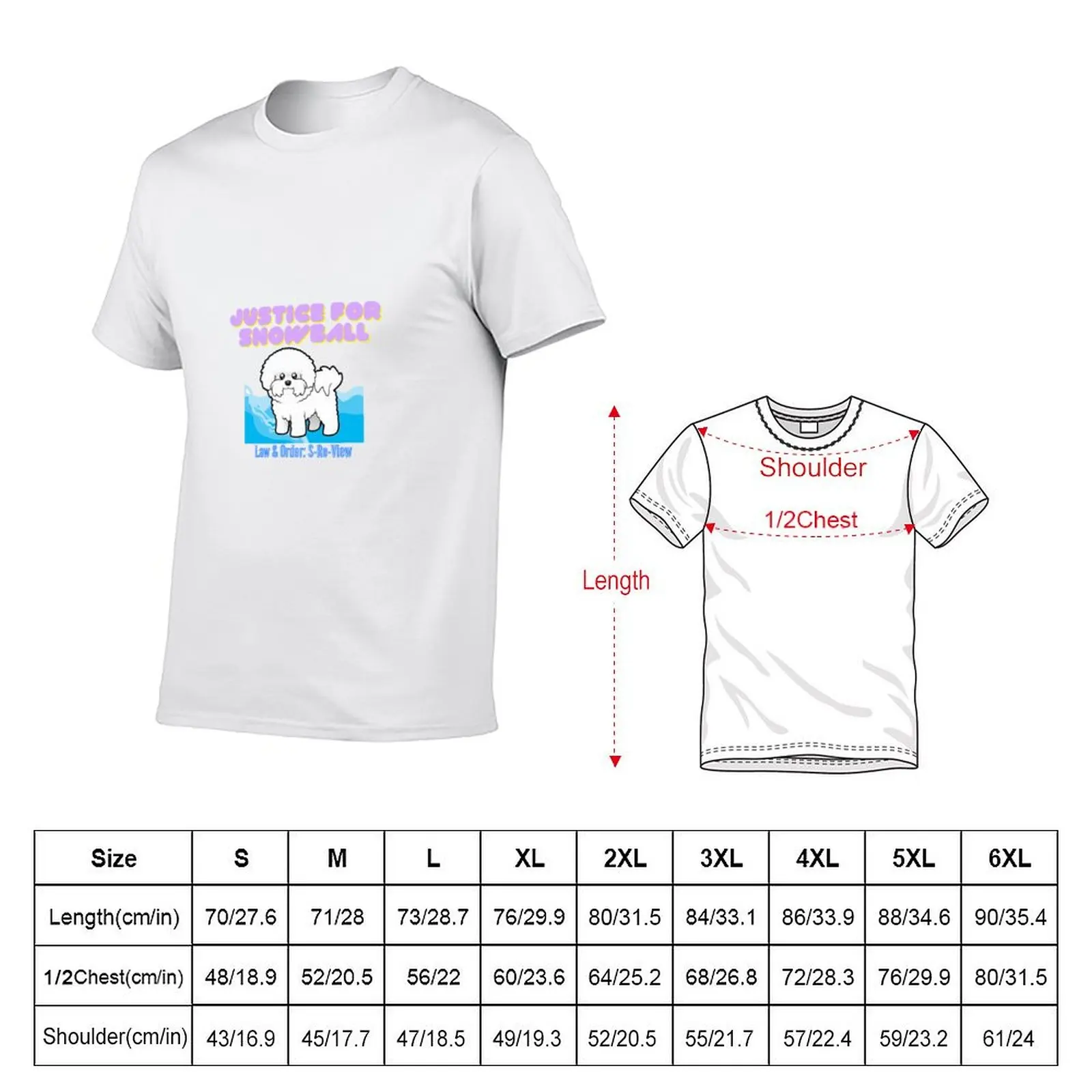 Justice for Snowball - SVU 14x19 Born Psychopath T-Shirt Holiday Casual Short Sleeve Top