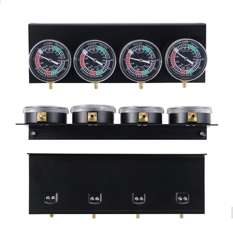 With Hose For 4 Motorcycle Carburetor Carb Synchronizer Kit Vacuum Balancer Gauge Synchronizer Tool Test Gauges Set