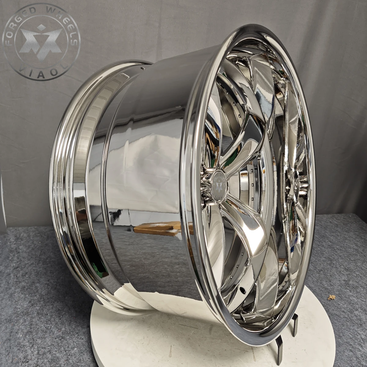 Viaol 2P 3P chrome  Rims Forged  Wheels 5x120 5x114.3 Passenger Car Wheels 16-26 Inch  fit for Chevy C8 BMW Ferrari audi