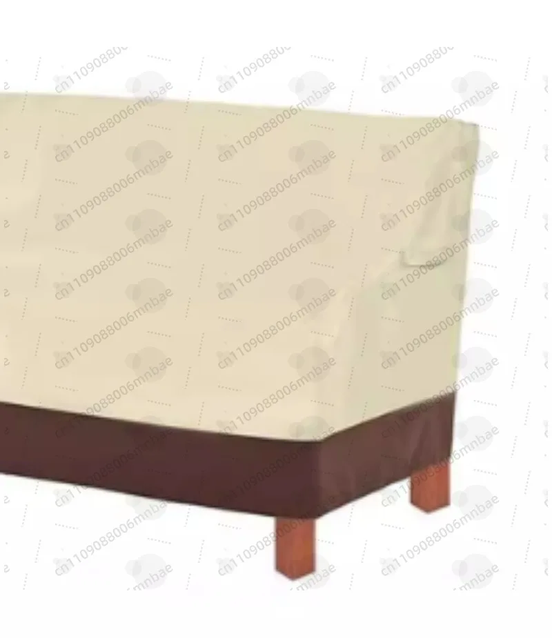 Summer outdoorcover beach leisure chair waterproof cover outdoor garden garden deck chair dust cover rice coffee color matching