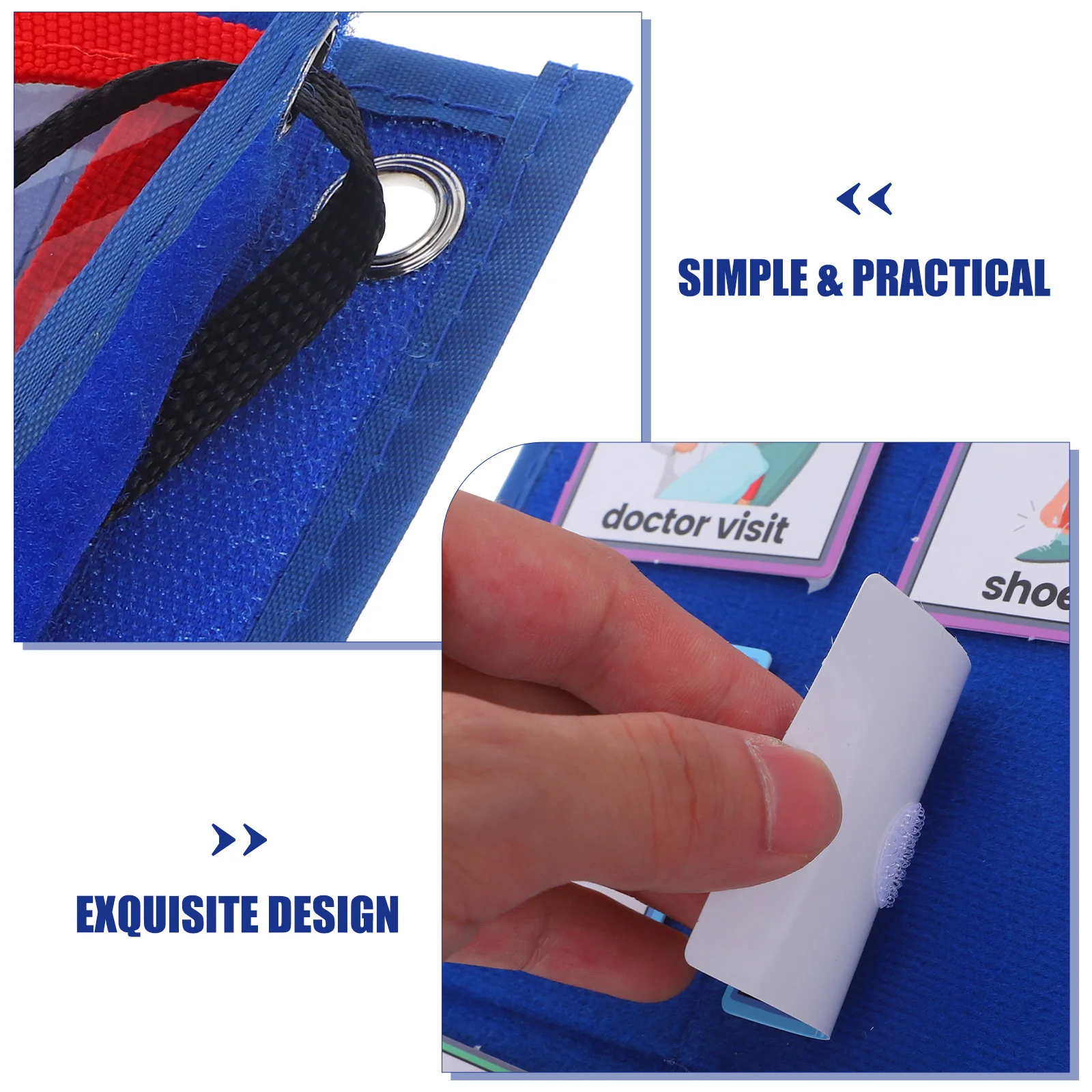 

1Set Kids Visual Schedule Chart Household Wall Hanging Daily Routine Board Toddler Chore Chart Behavior Calendar for Home