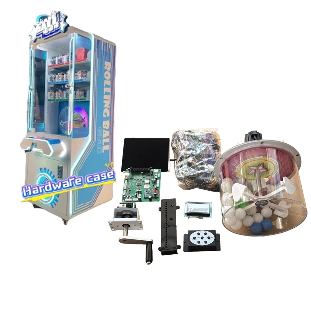 

Lucky Jumping Ball Coin-Operated Arcade Machine Kit with Prize Blind Box Kit