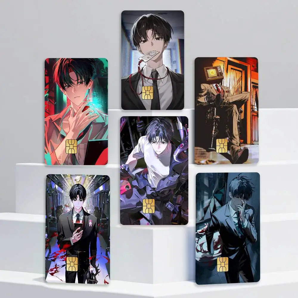 K-Kim Soleum Manhwa GSGW Card Stickers for Bank Access Protective Waterproof Film Cover Sticker Gift