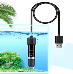 USB Mini pręt grzejny do akwarium dla małych ryb 26. ° C Stała temperatura Grzałka akwariowa Zanurzalny termostat Grzałka 10W