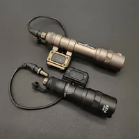 M300B M600B Tactical LED Strobe Flashlight Weapon Gun Light Fit MLOK 20MM Rail Scout Light with Switch for Outdoor Hunting