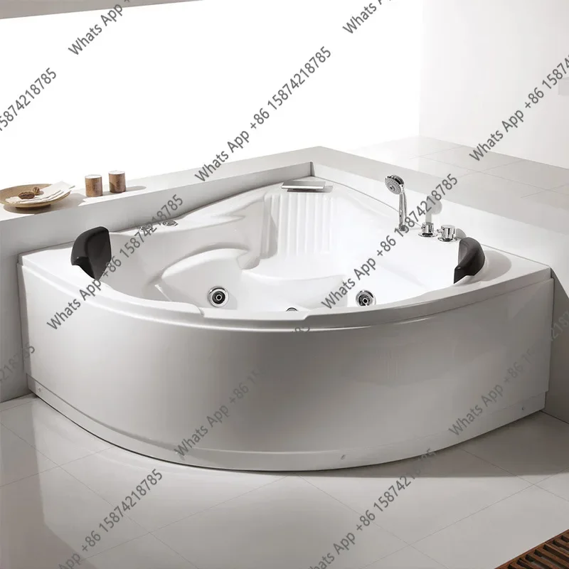 I65 Bed And Breakfast Bath Small Unit Triangular Fan Massage Acrylic Adult Bath Household Bath Intelligent Spa