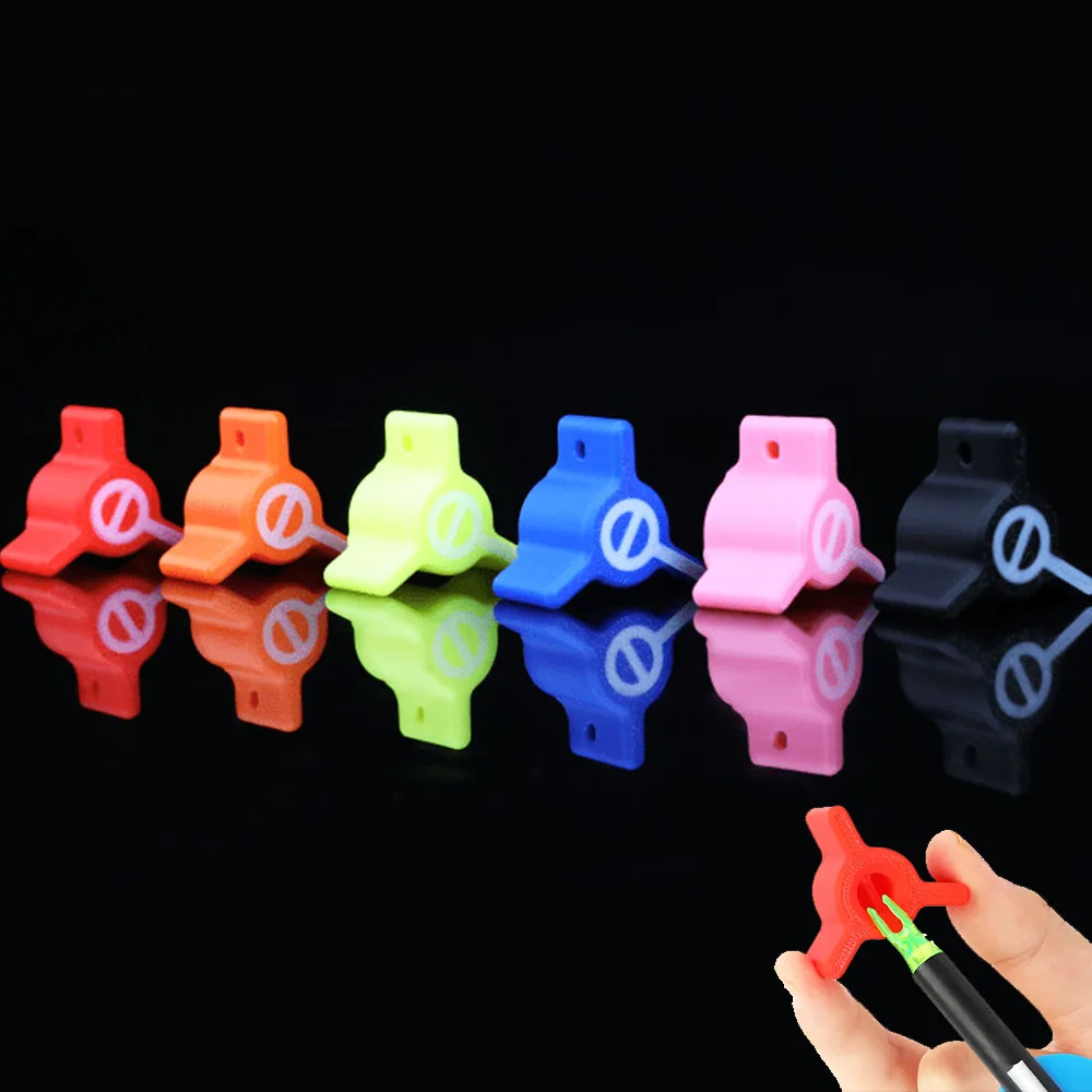 Herramienta de ajuste de cola de flecha de tiro con arco, Material PLA para arco recurvo, corrección del ángulo de cola, herramienta de tiro de caza, 1 Uds.