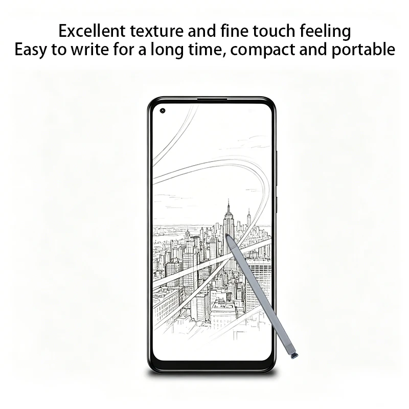 Stylus-Stift, kompatibel mit dem TCL Stylus 5G T779W, Ersatz-Touch-Stift, Farbe: Lunar Black, Touch-Stift zum Schreiben. – Detail 3