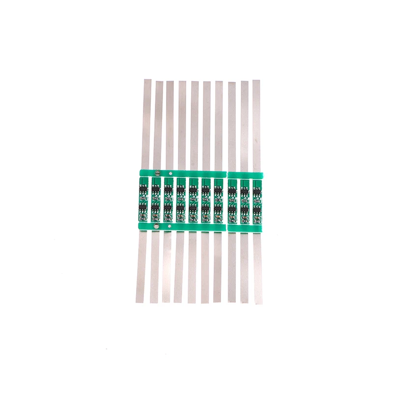 New【10PC 2A BMS PCM Battery Protection Board For 3.7V 18650 Li-ion Lithium Battery With Solder Over Current Protection Function】
