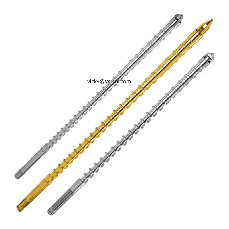 YUESHEN custom Injection molding screws and composite screw Injection Machine Screw