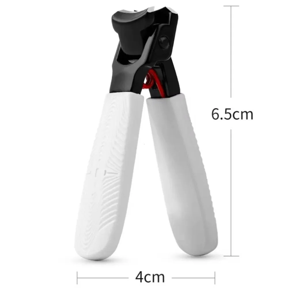 Nouveau Coupe-ongles anti-éclaboussures, ciseaux à ongles portables à grande ouverture, coupe-orteils en acier inoxydable