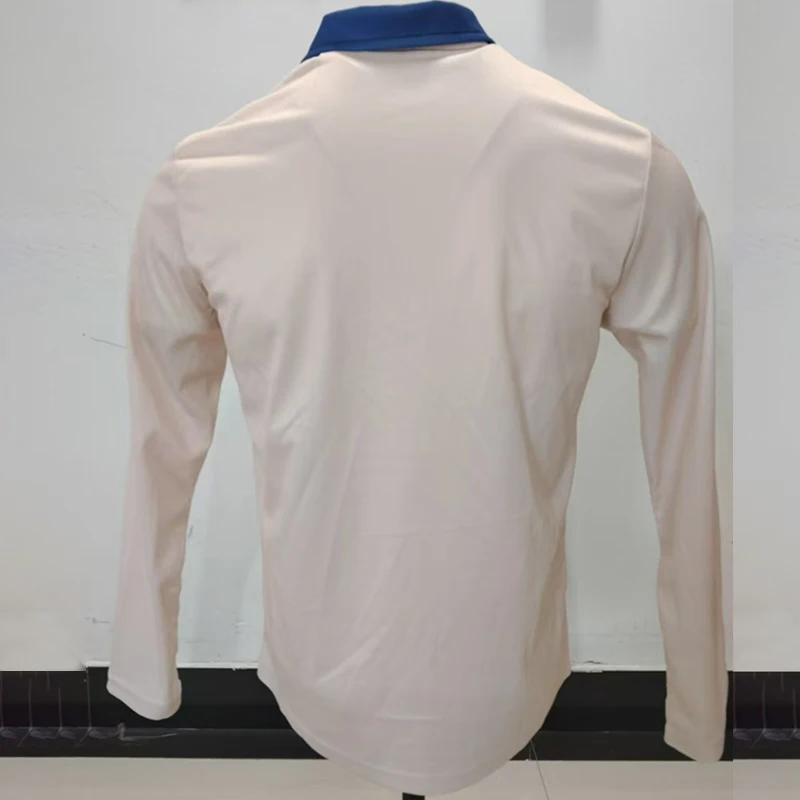 Men New Spring Autumn Fashion Long Sleeve Lapel Polo Shirt Big Pocket Stitching Sport Tops Polo Shirt