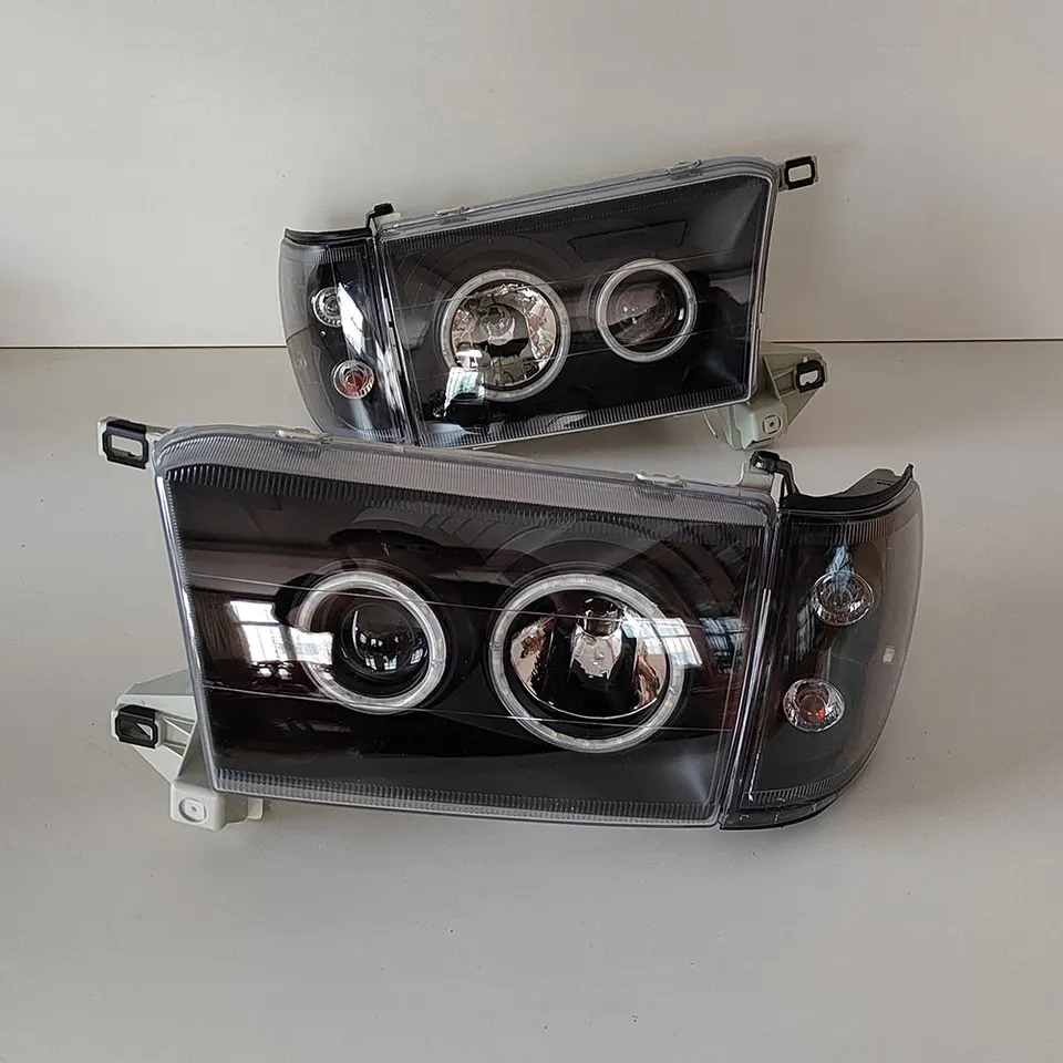 ペア車 LED ヘッドランプトヨタハイラックスサーフ KZN185 1996 1997
